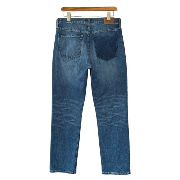 Madewell The Cruiser Straight Shadow Pocket Edition Dalton Wash Mid Rise Size 29 - Picture 2 of 10